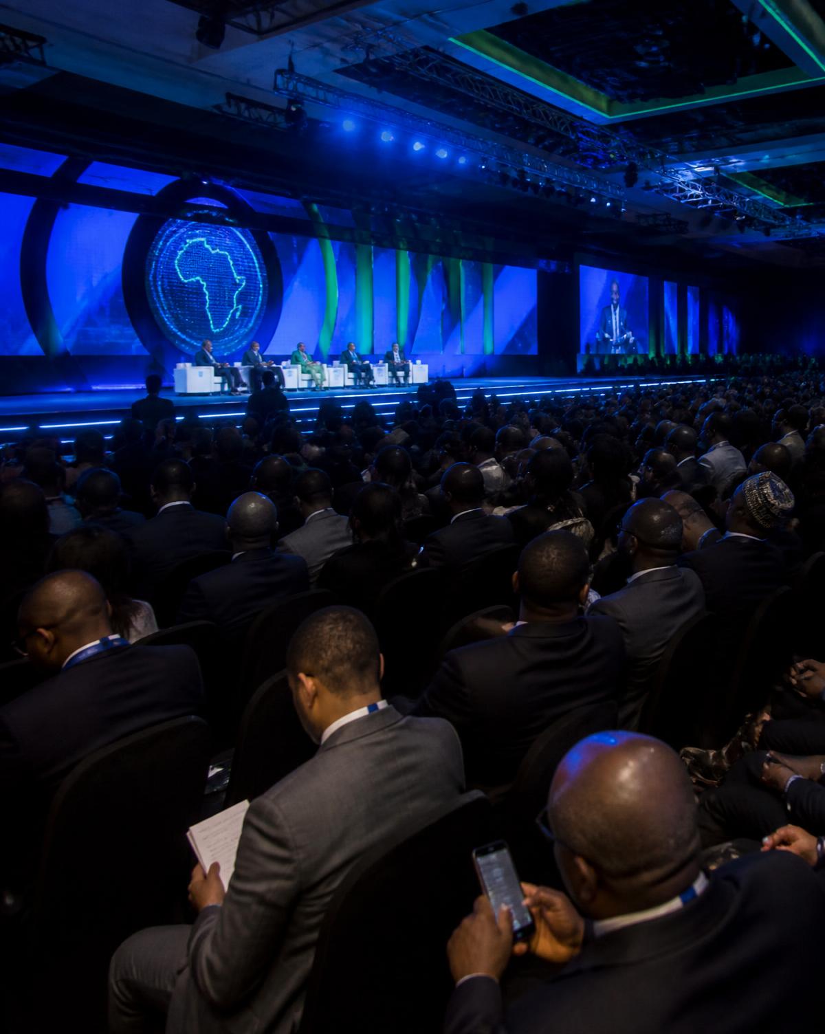Delegates at an energy and technology conference in Lagos